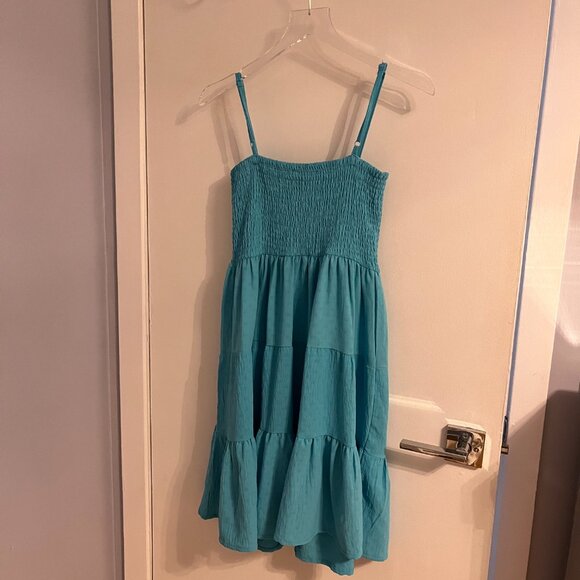 Baby blue casual and comfortable summer dress - Picture 2 of 5